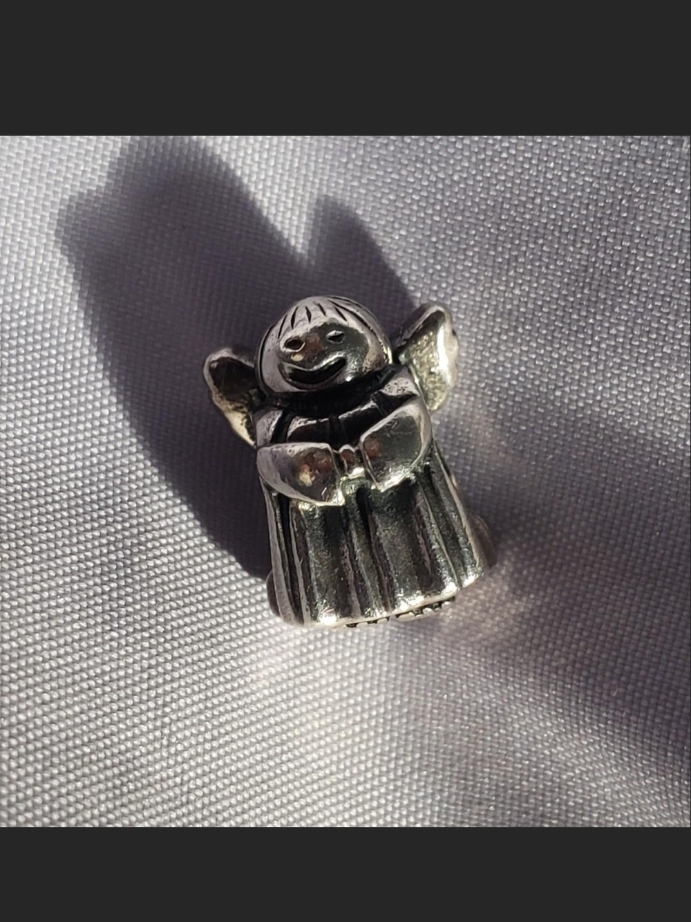 Pandora Silver Angel Pin Brooch - Silver